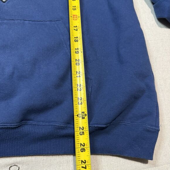 Vintage Nascar Lowes Jimmy Johnson Racing Blue Polyester Mens Pullover AP Action - Picture 5 of 6